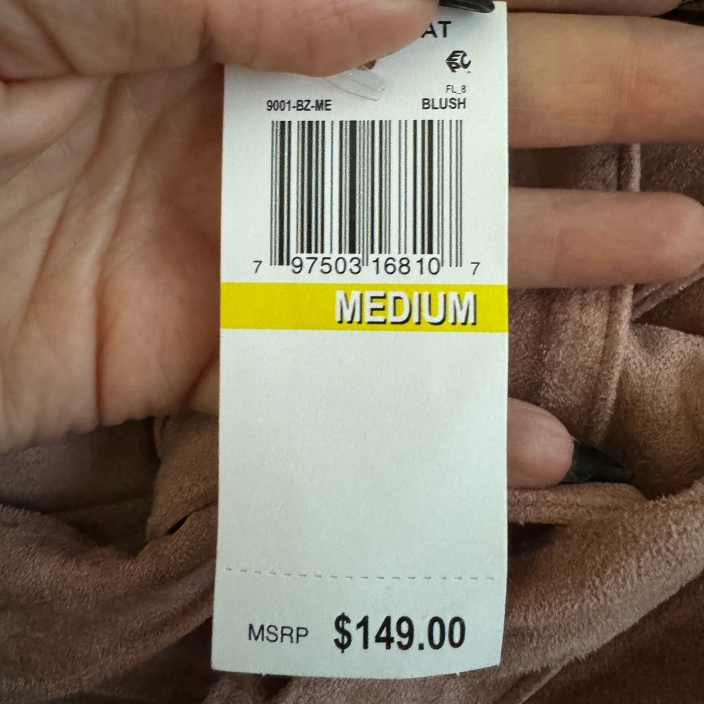 Oat New York blush trench coat suede, heavy, medium - Picture 9 of 10